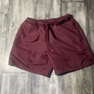Maroon red Bcg athletic shorts.5”inseam.never worn
